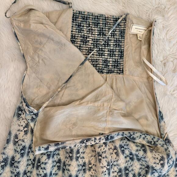 Moulinette Soeurs Anthropologie Silk Strappy Mini Dress 6 - Picture 7 of 15